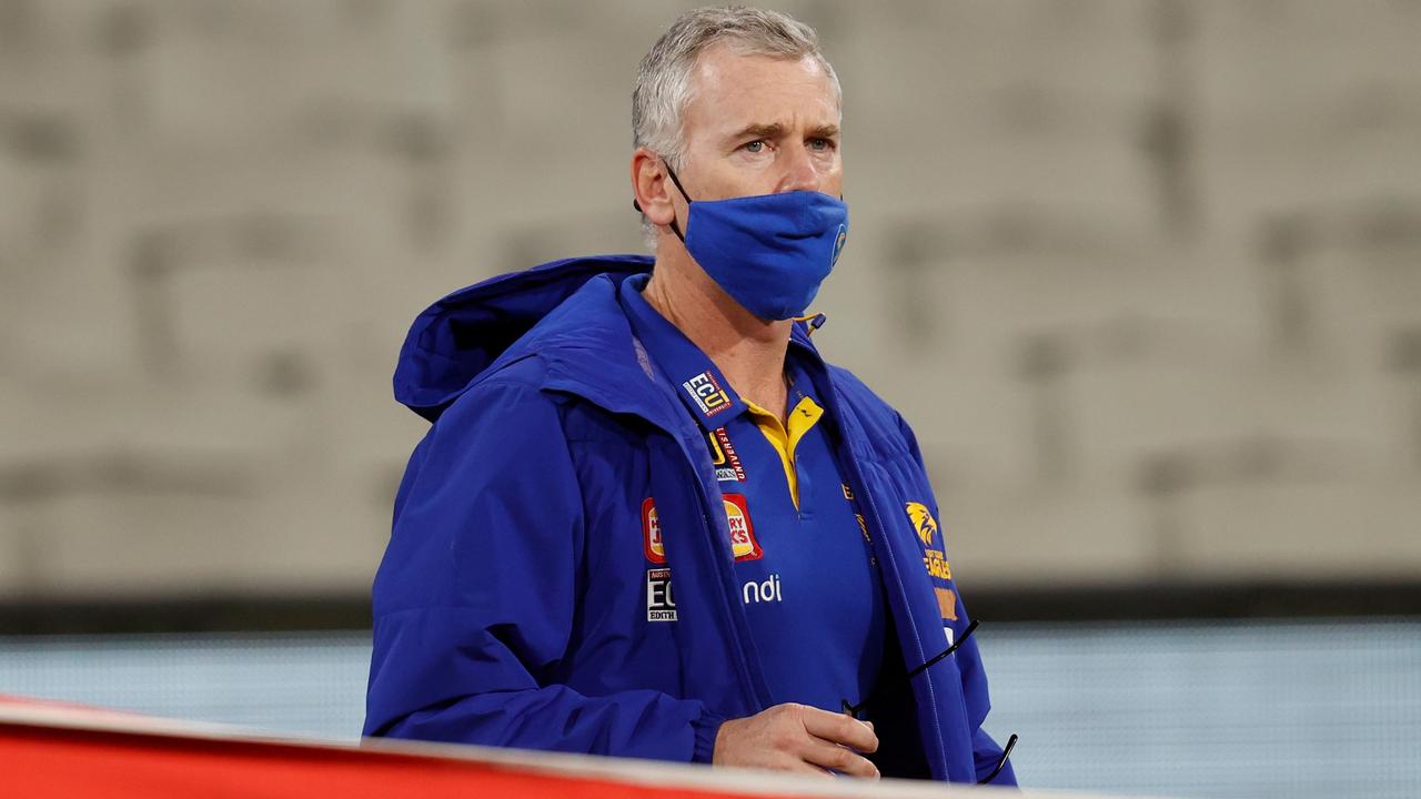 Simpson coached the Eagles to their most recent premiership in 2018. (Photo by Michael Willson/AFL Photos via Getty Images)