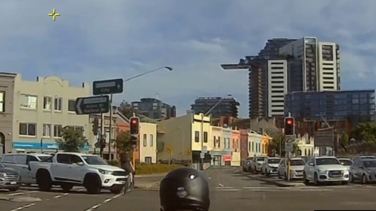 Terrifying footage of cyclist hit by car