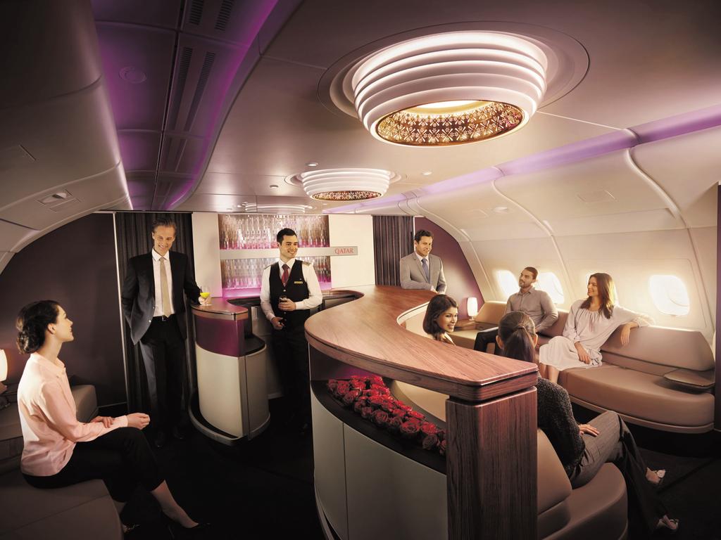 Qatar Airways' A380 were dubbed a ‘sanctuary in the sky’. Picture: Supplied