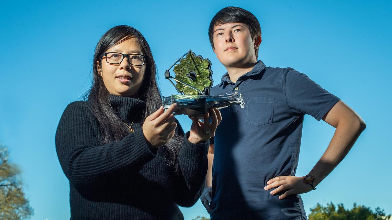 Astrophysicist Dr Chelsea Huang and Astrophysics PhD student Alex Venner have been selected to participate in the General Observer program where they get to use the world-renowned James Webb Space Telescope for respected projects. Picture: Supplied