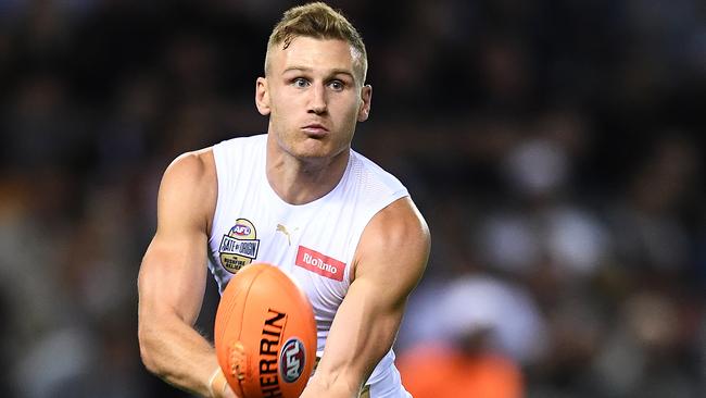 Rory Laird in action for the All Stars. Picture: Quinn Rooney/Getty Images