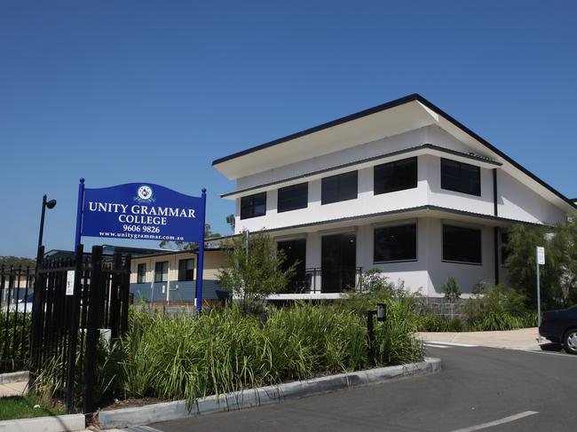 The current campus Unity Grammar School that holds kindergarten to year six students.