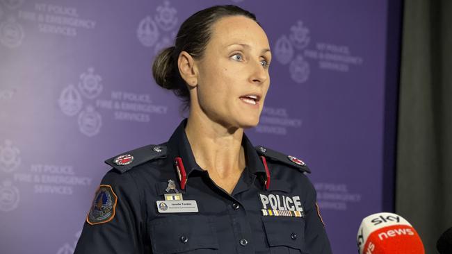 NT Police Assistant Commissioner Janelle Tonkin said videos posted to social media could fuel young Territorians risky behaviour. Picture: Fia Walsh.