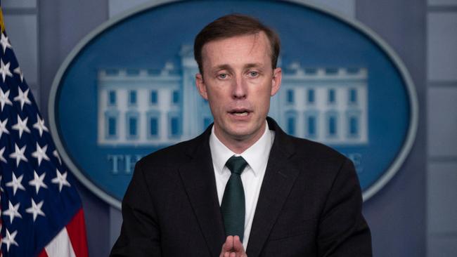 US National Security Adviser Jake Sullivan. Picture: AFP