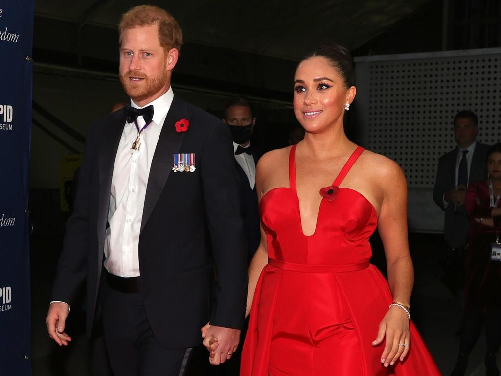 Harry and Meghan are New York-bound. Picture: Dia Dipasupil/Getty Images/AFP