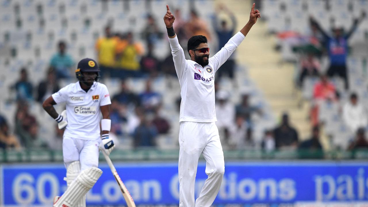 Ravi Jadeja will be vital to India’s chances at victory. Picture: AFP