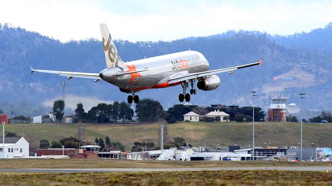 Flight path changes for Hobart Airport sparked a surge in noise complaints.