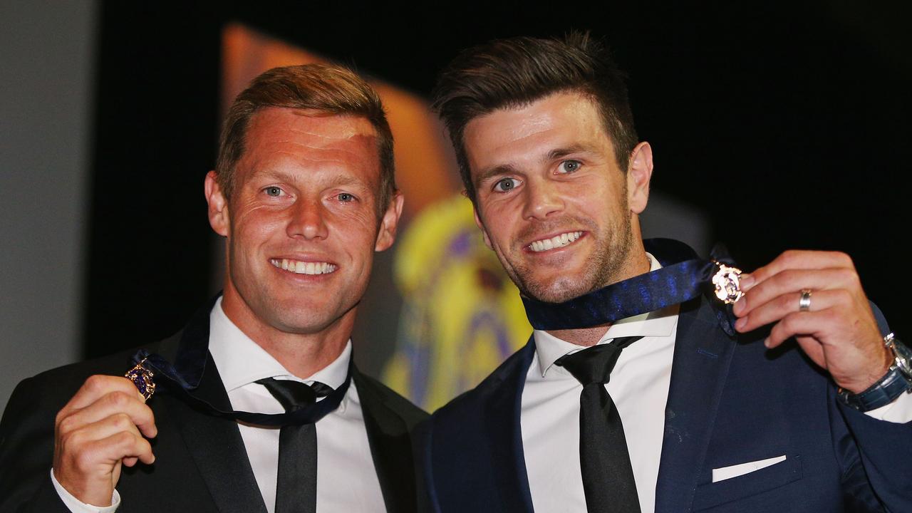 The record books show Sam Mitchell and Trent Cotchin are the 2012 Brownlow medallists.