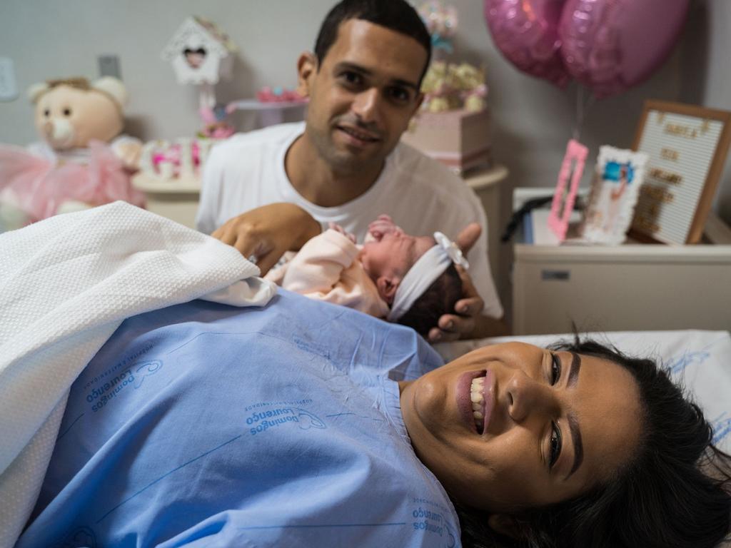 Isabela’s mother Daiane de Jesus Barbosa has celebrated her daughter’s defiance, calling it ‘courageous’. Picture: Courtesy of Rodrigo Kunstmann