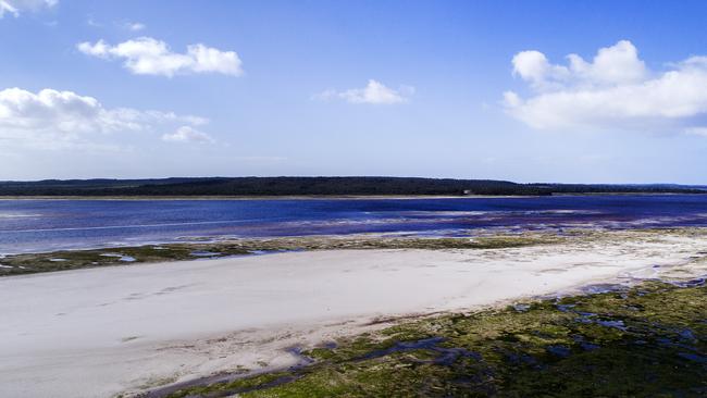 The proposed site of the bridge/ causeway for the Robbins Island wind farm development at Montague. PICTURE CHRIS KIDD