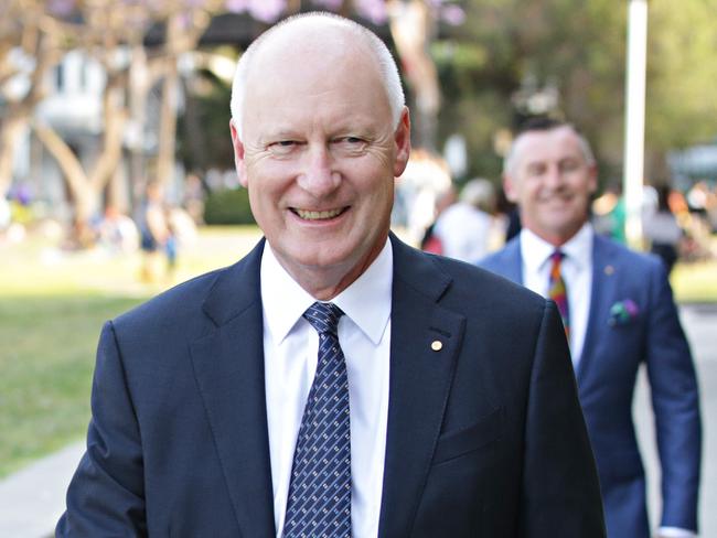 Richard Goyder has questioned the governme­nt’s six-month business hibernation strategy. Picture: Adam Yip.