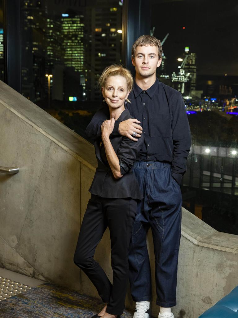 Heather Mitchell and Will Lodder at Palace Barracks Cinemas on Petrie Terrace in Paddington, for the premiere of Season Two of the Binge TV series 'Love Me' on Wednesday night.