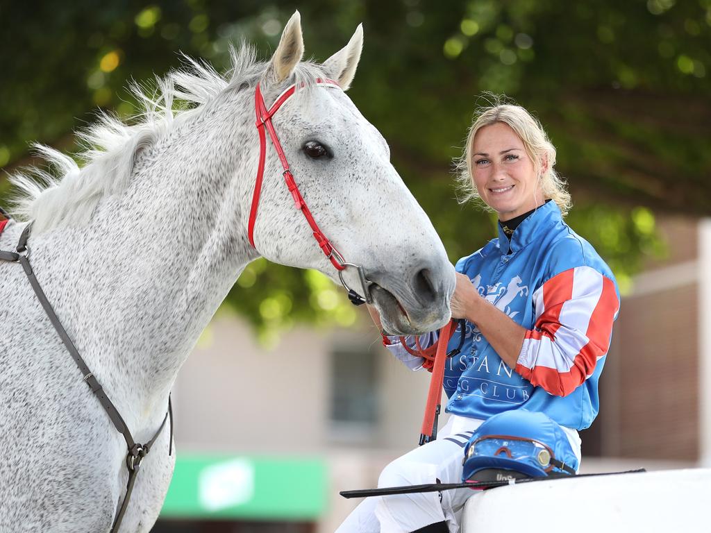 Cheshire was heartbroken watching her former horse being tortured. Picture: Peter Wallis