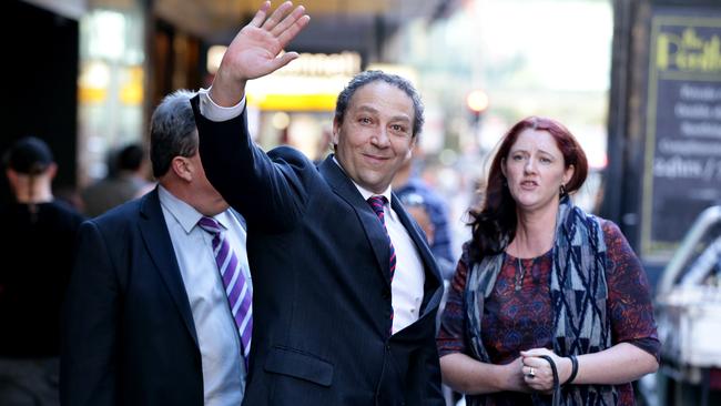 Former Health Services Union official Marco Bolano at the royal commission yesterday. Picture: Cameron Richardson
