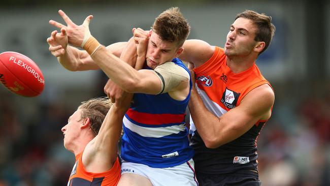 Jeremy Finlayson in action for GWS.