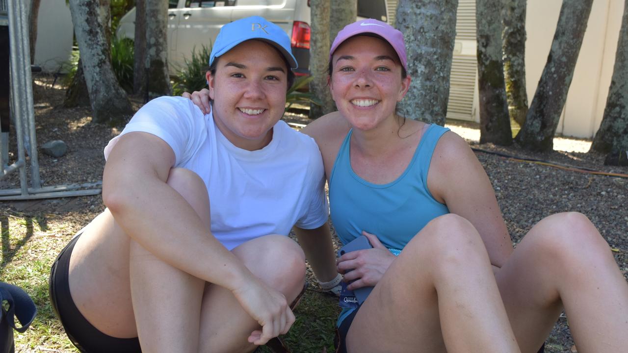 Georgina and Caitlin Bishop at the Garmin Noosa Triathlon on October 30, 2022. Picture: Sam Turner