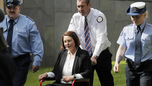 Convicted killer Susan Neill-Fraser leaves the Supreme Court after a previous appearance. Picture: RICHARD JUPE