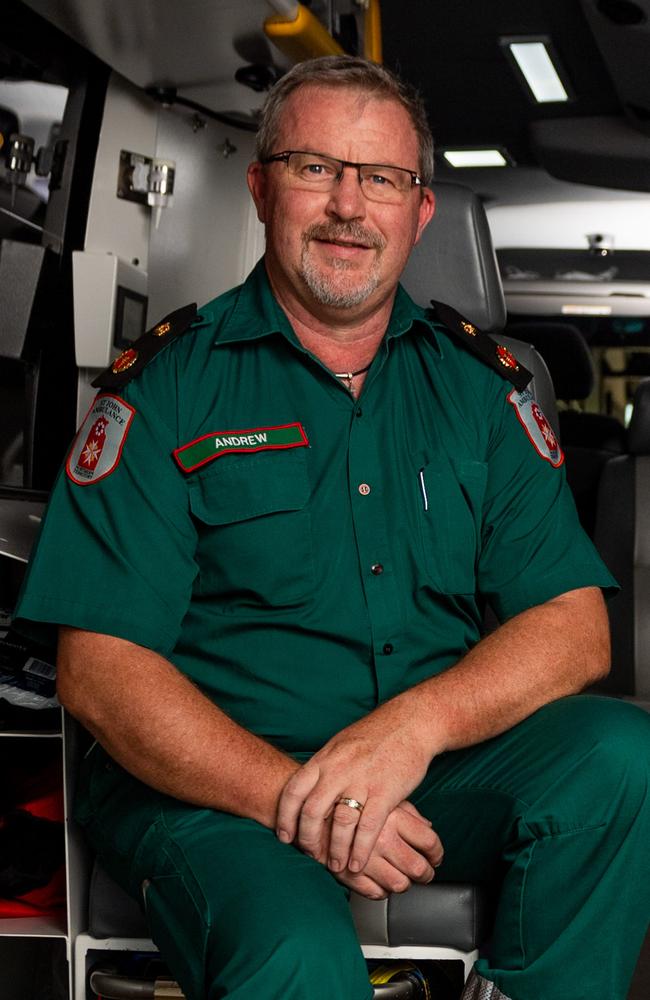 St John Ambulance NT director of ambulance services Andrew Thomas. Picture: Che Chorley