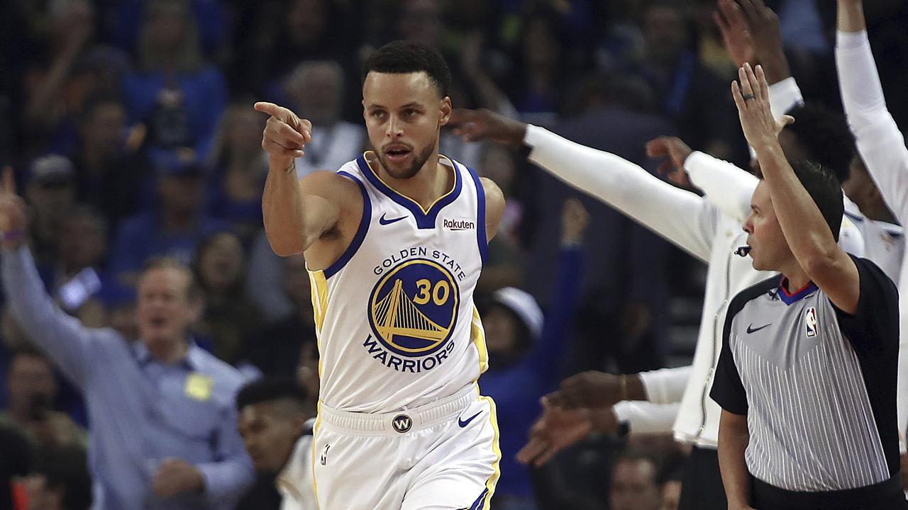 Golden State Warriors' Stephen Curry was dominant in a win over the Thunbder.