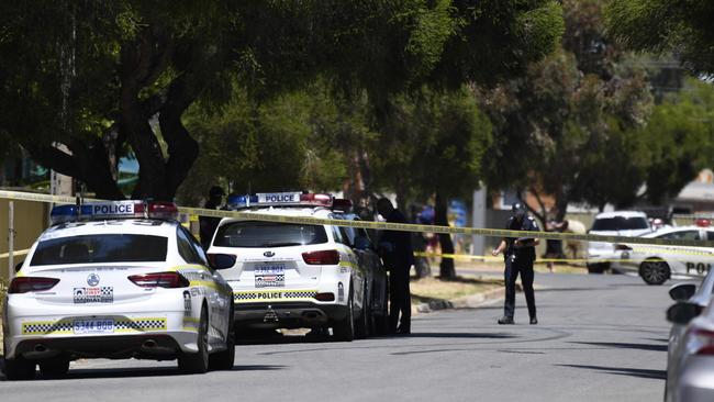 Police respond to a firearms incident on Owen Street in Woodville North. Pic: NCA NewsWire / Naomi Jellicoe