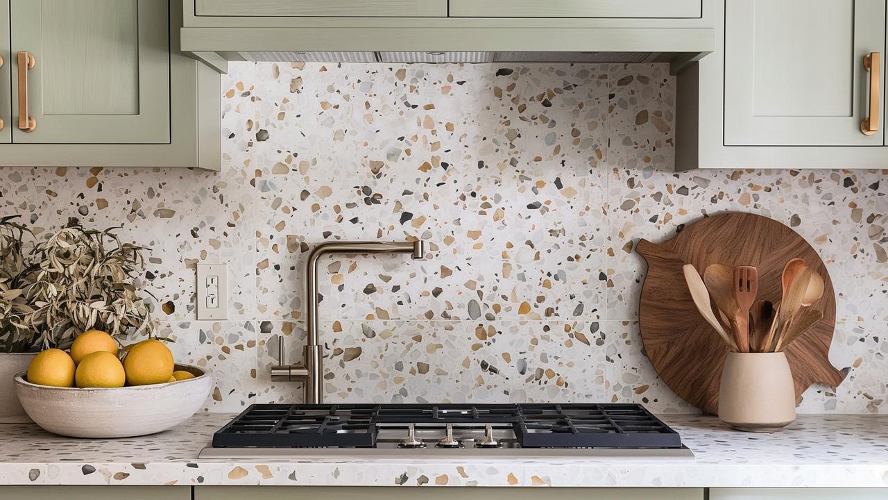 Noveco Surfaces tiles are made with 80 per cent recycled glass