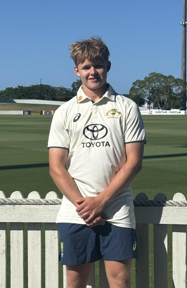 Mackay young gun Jack Law had the opportunity of a lifetime when he featured for Australia A against India A at the Great Barrier Reef Arena. Picture: Mitch Turner