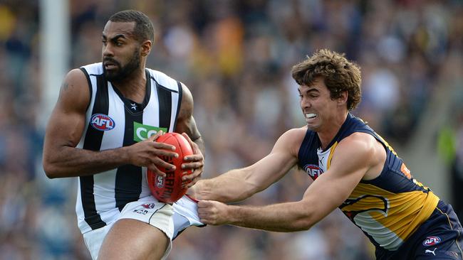 Lumumba during his time at Collingwood.