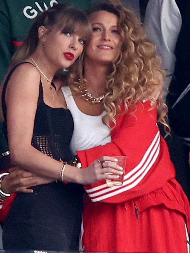 Lively’s legal team allegedly threatened to expose Swift’s private texts if the pop star didn’t publicly back the actress. Picture: Steph Chambers/Getty Images