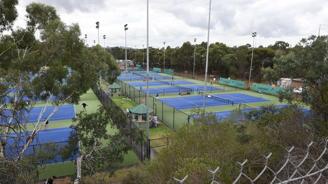 Parts of Boroondara Tennis Centre will be acquired for the North East Link. Picture: Tony Gough