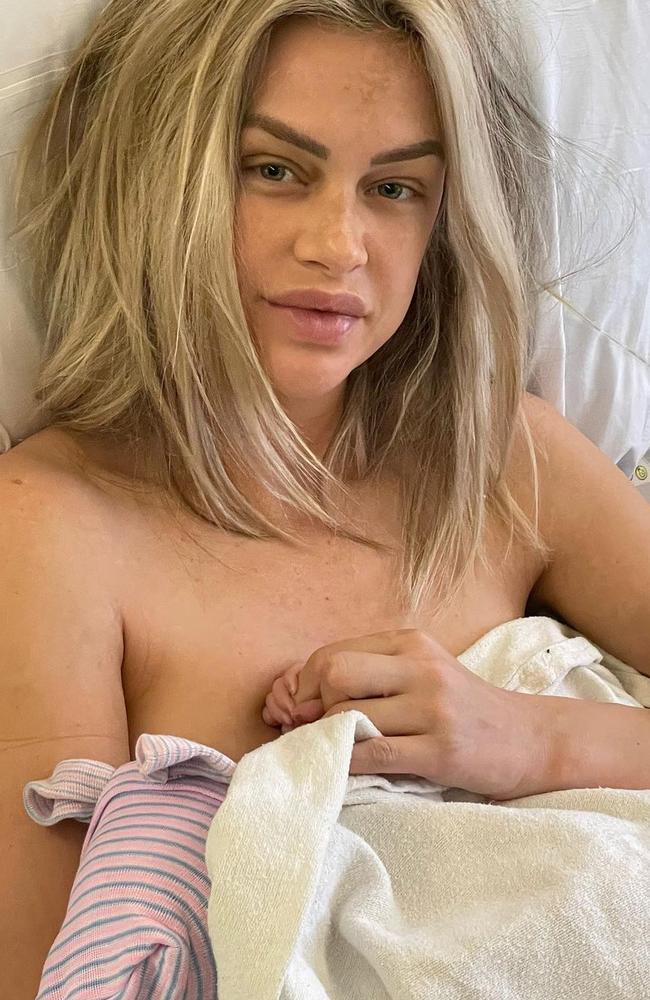 Lala Kent has given birth to her child, named Ocean. Picture: Instagram