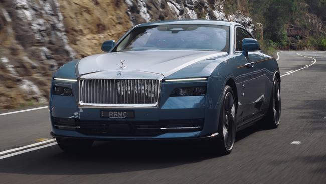 The 2024 Rolls-Royce Spectre starts from about $770,000, but the model featured with all options is $1,050,000 plus on-roads.