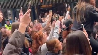 Police had to shut down Perth CBD's Hay St Mall after thousands of people turned up at an instore meet and greet with influencer Anna Paul. Picture – TikTok