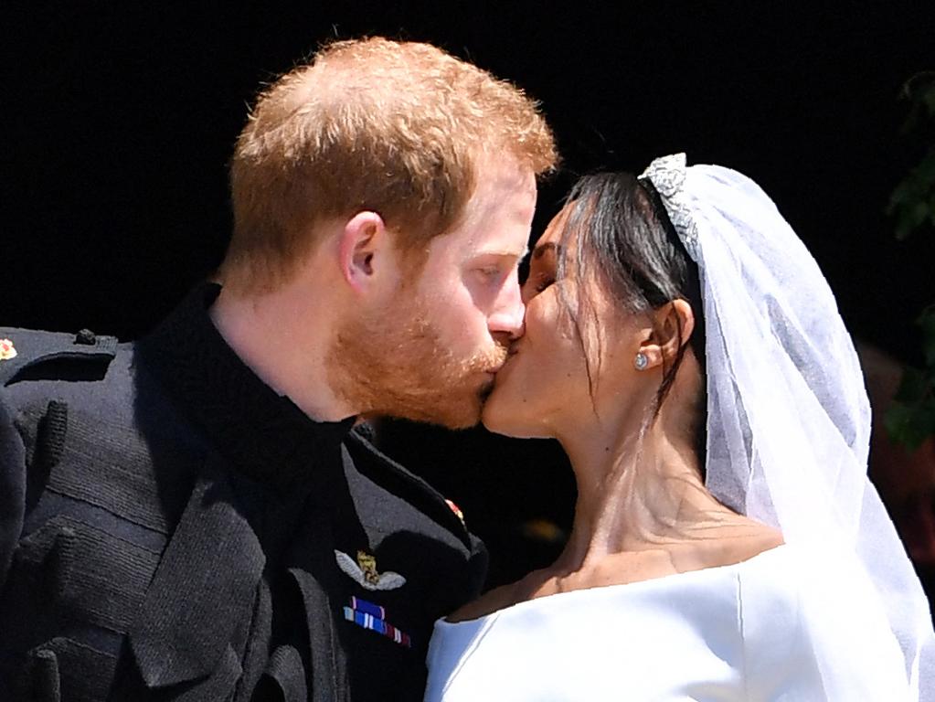 Meghan Markle revealed her and Harry married three days before their public wedding ceremony. Picture: Ben Stansall/AFP