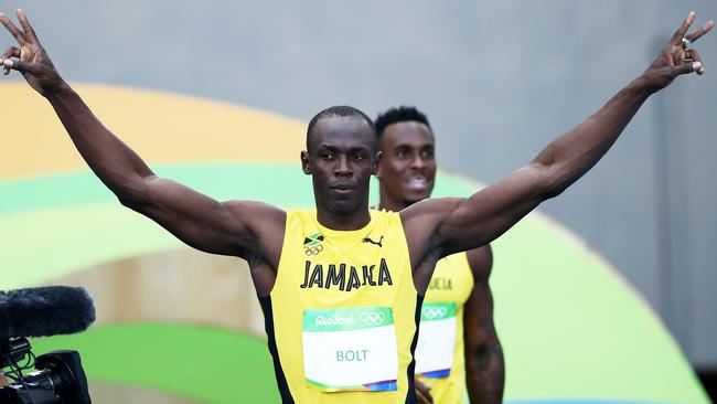 Usain Bolt has the weight of the athletics world on his shoulders: again. Picture: Getty Images