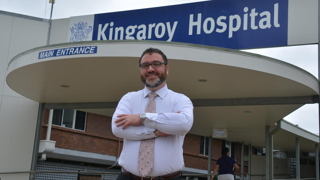 Director of Medical Services in the South Burnett, Dr Isaac Hohaia in front of the Kingaroy Hospital. Picture: Jessica McGrath