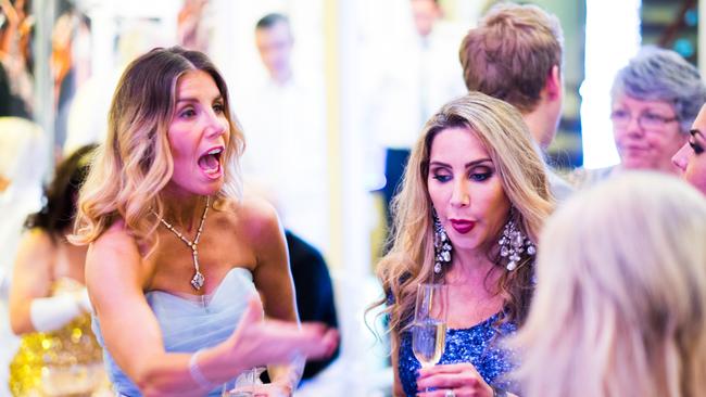 Real Housewives of Sydney (and Melbourne) where women go to throw wine in each other’s faces. (Pic: Foxtel)