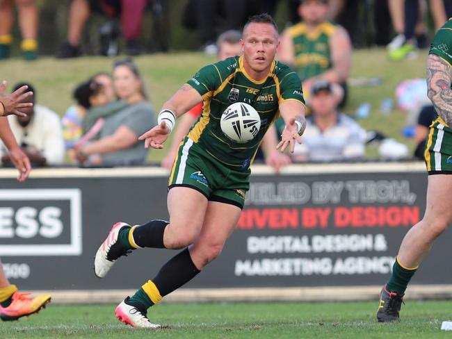 Windsor captain Troy Dargin, Open Menâ€™s Division 1, Penrith and District Junior Rugby League, grand final, Emu Plains v Windsor Wolves , 2023. Picture: Steve Montgomery