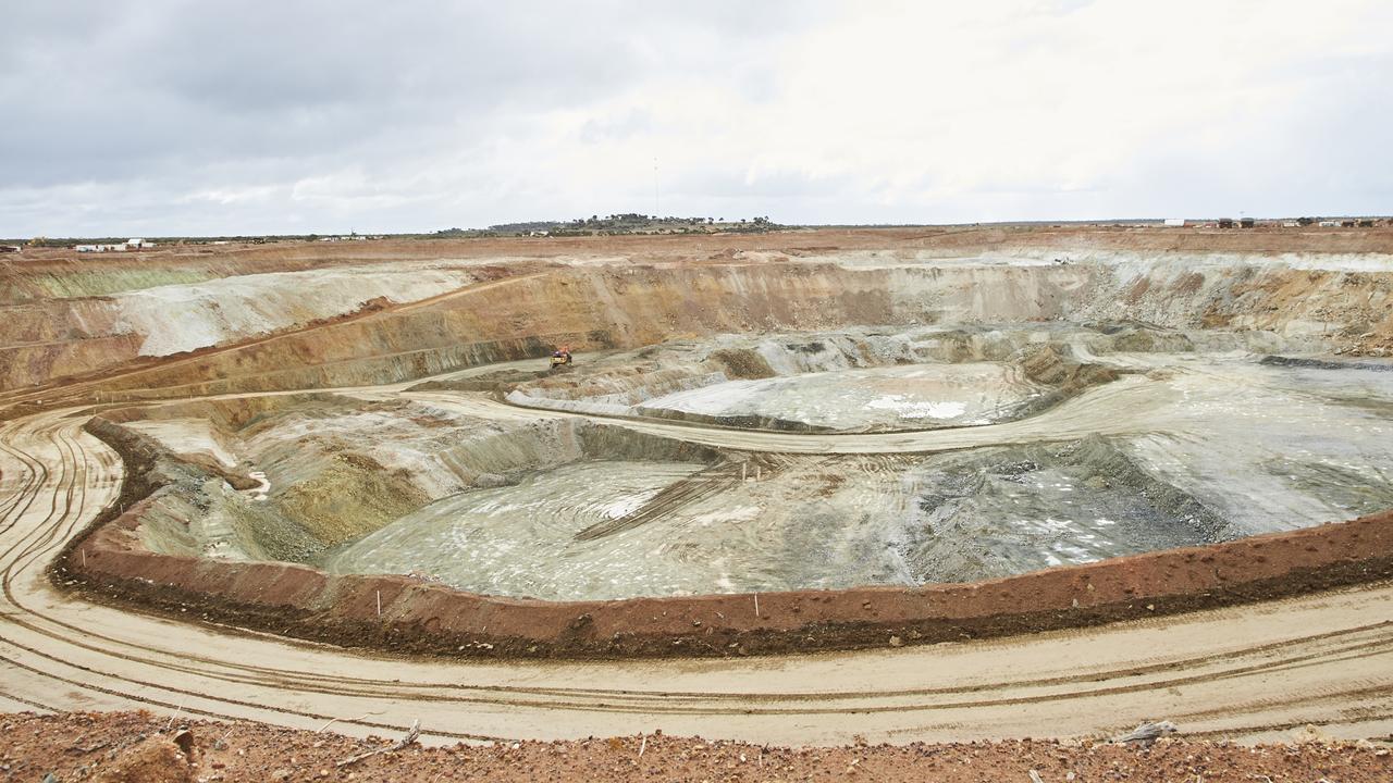 Wesfarmers Mt Holland lithium mine in Western Australia.