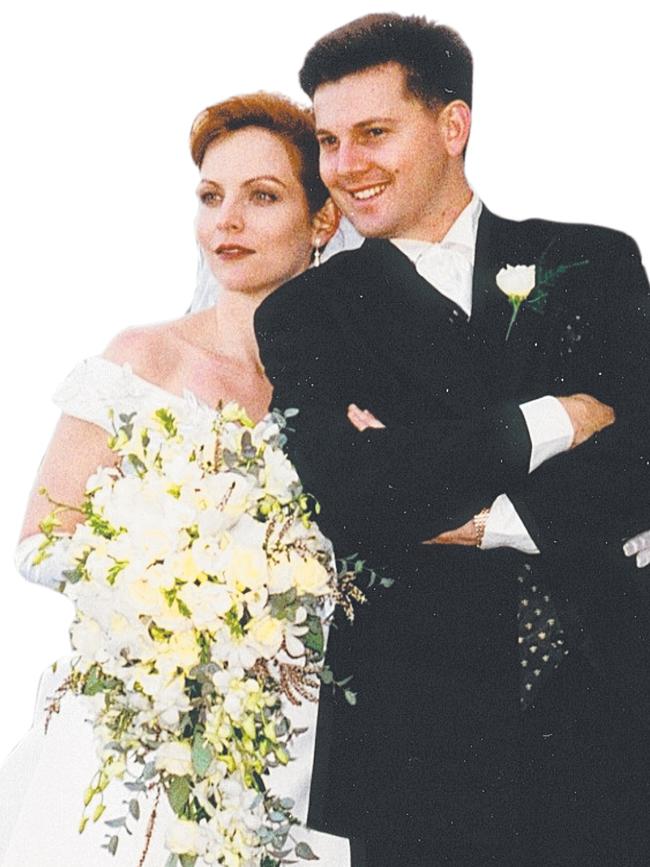 Allison and Gerard Baden-Clay on their wedding day.