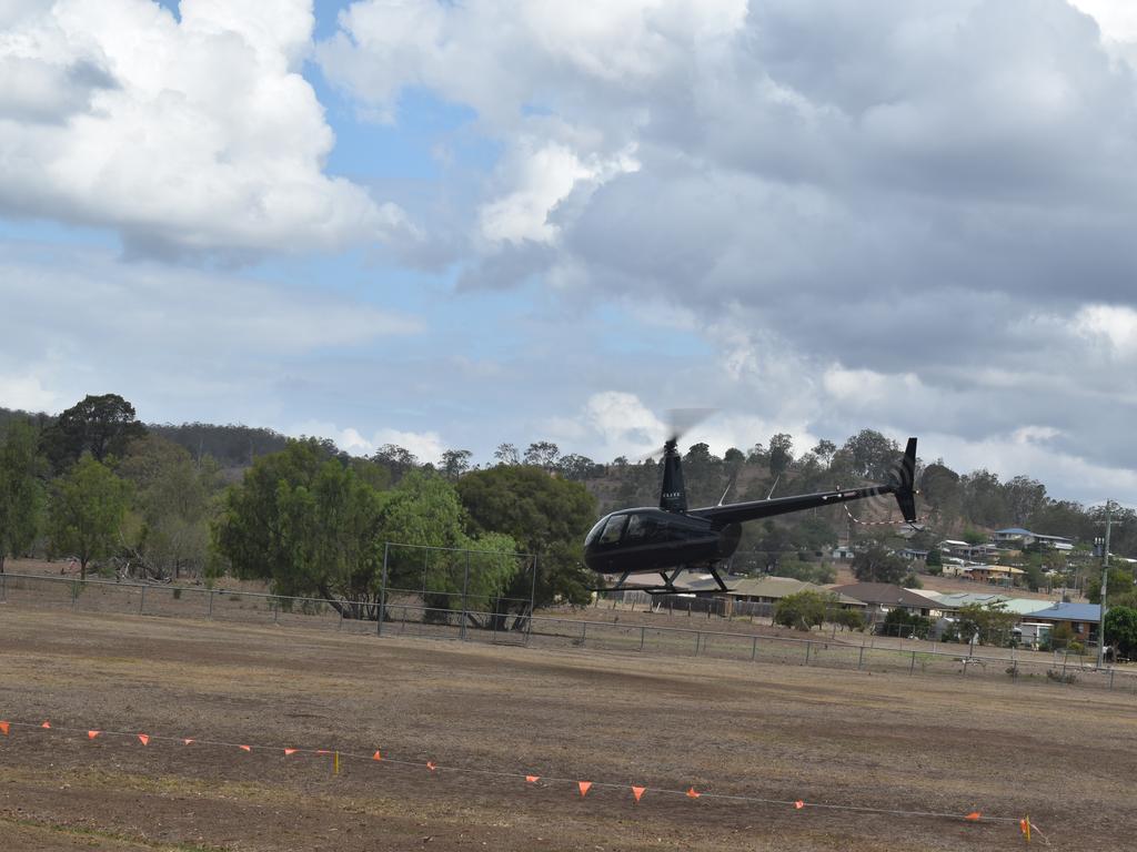 Helicopter rides were one of the many attractions that took place throughout the day