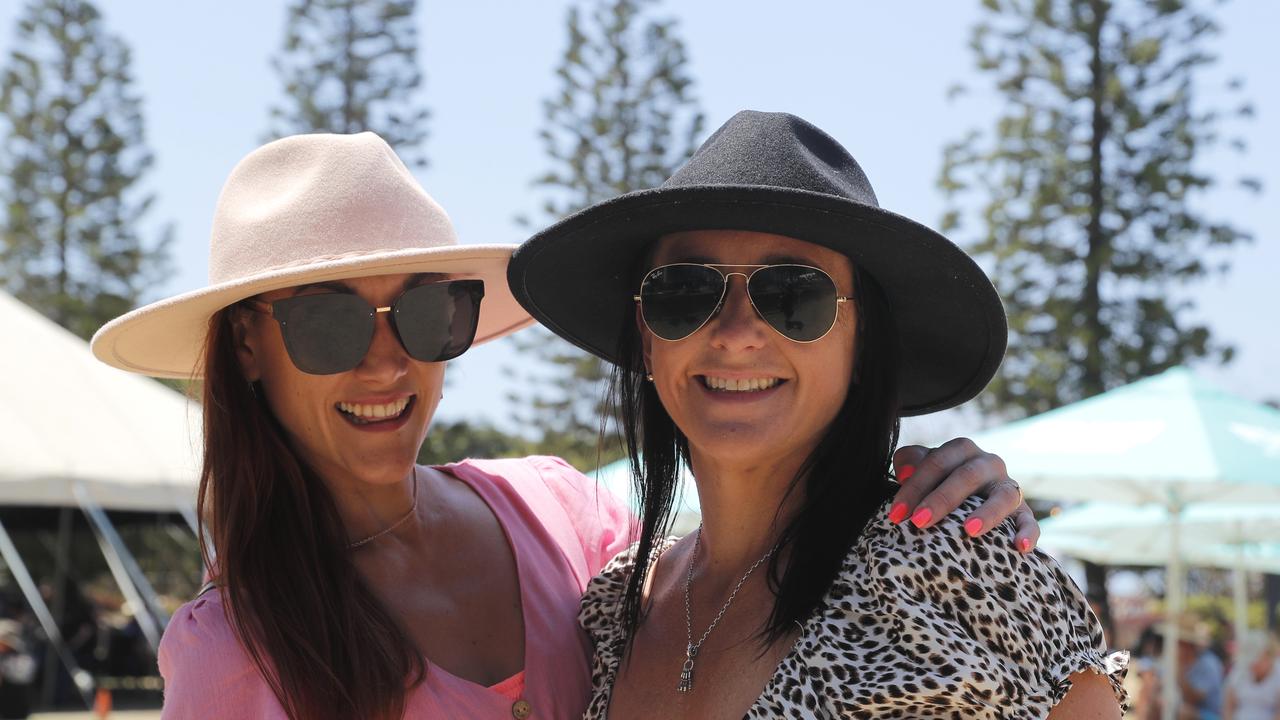 Kayla Fritz and Kimberly Steele during the 10th Groundwater Country Music Festival. Picture: Regi Varghese