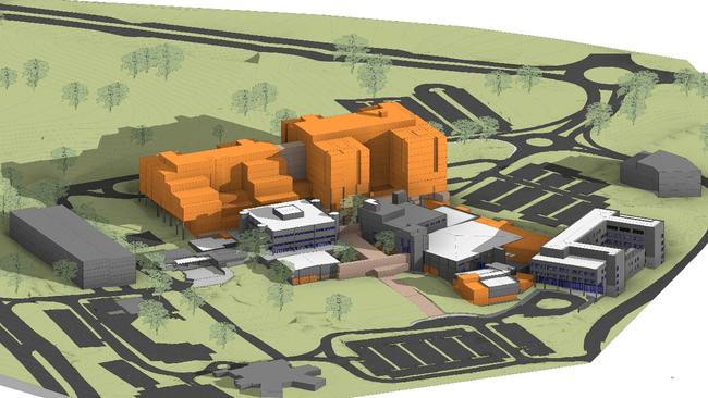 Preliminary impressions of the Campbelltown Hospital upgrade.