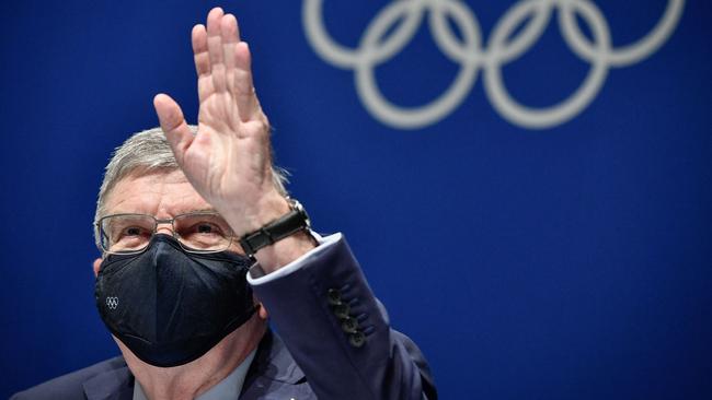 IOC president Thomas Bach admitted he had doubts about the Tokyo Olympics going ahead. Picture: Fabrice Coffrini/AFP