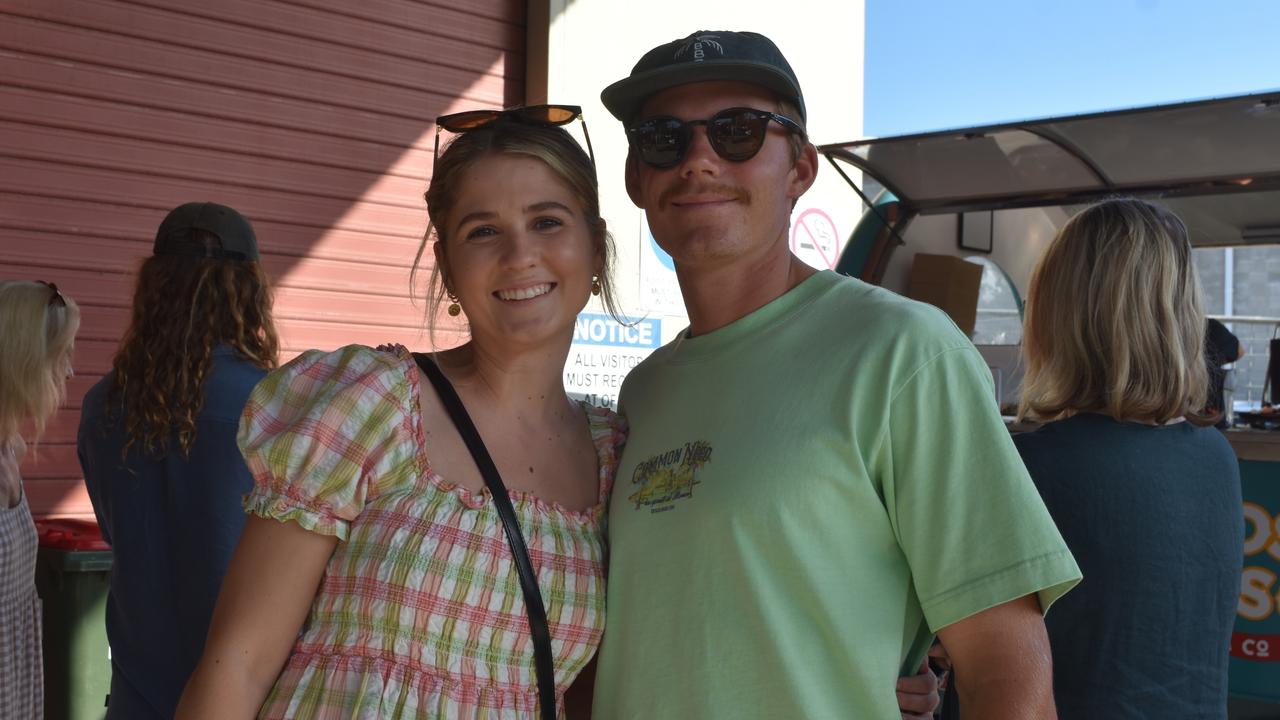 Grace Archer and Josh McQuade at Your Mates Beer Day Out in Warana on December 10, 2022. Picture: Sam Turner