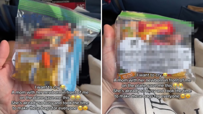 Mum hands passengers heartbreaking gift before flight