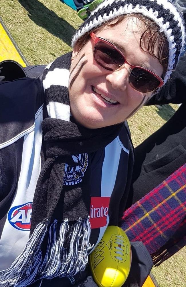 Gabe Watkin was a devoted Collingwood AFL fan.