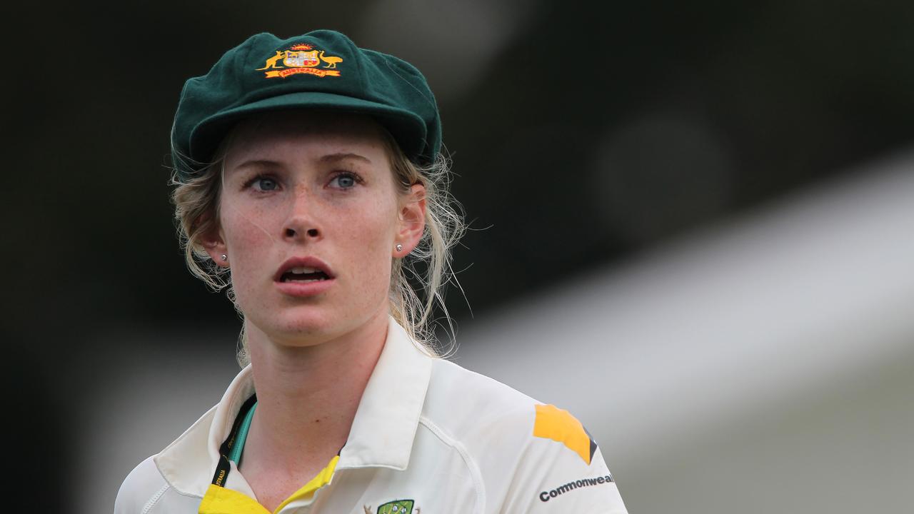 Holly Ferling made her Test debut in 2013. Photo by Sarah Ansell/Getty Images