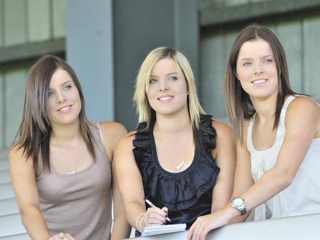 Kate Sophie and Amy Taeuber, pictured here in 2010, will also discuss the trends that obsess them on the new podcast.