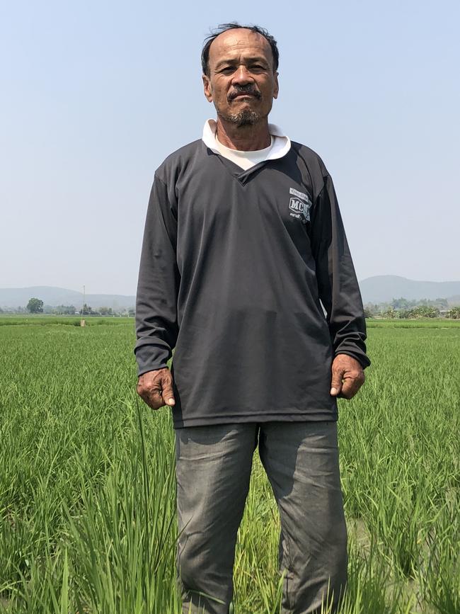 Thai farmer Chamras Lunma. Picture: Amanda Hodge