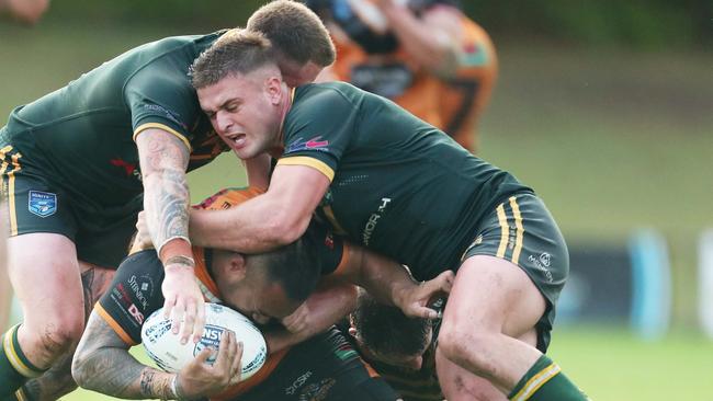 Wyong Roos went down in a thriller to South Newcastle. Picture: Sue Graham